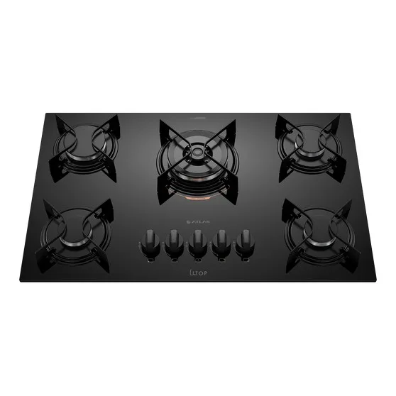 Cooktop 5 Bocas Atlas COOKTOPUTOP5QTC