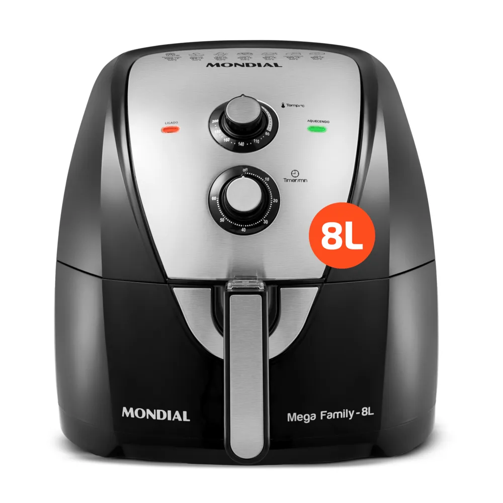 Fritadeira Elétrica (Air Fryer) Mondial AFN80BI