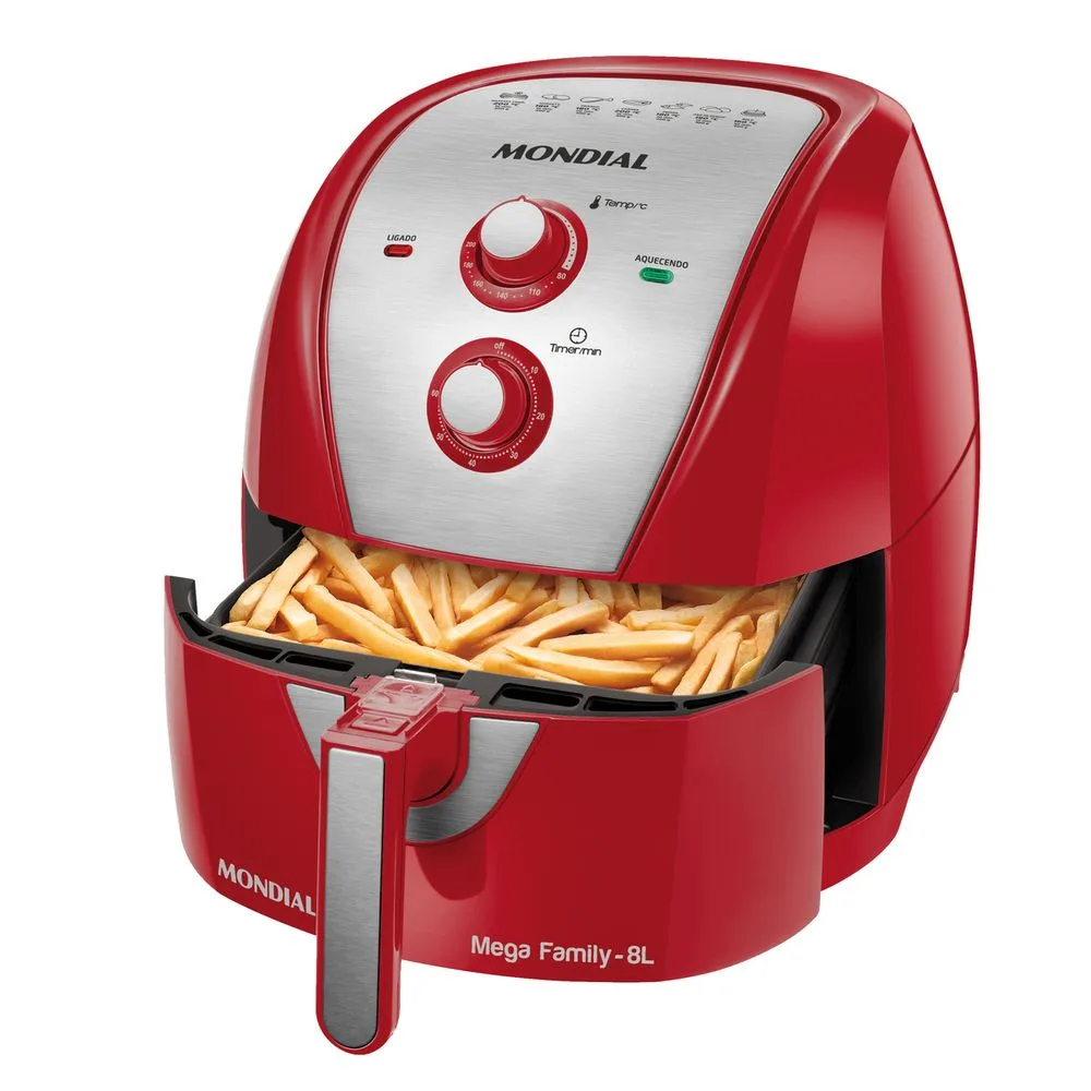 Fritadeira Elétrica (Air Fryer) Mondial AFN80RI