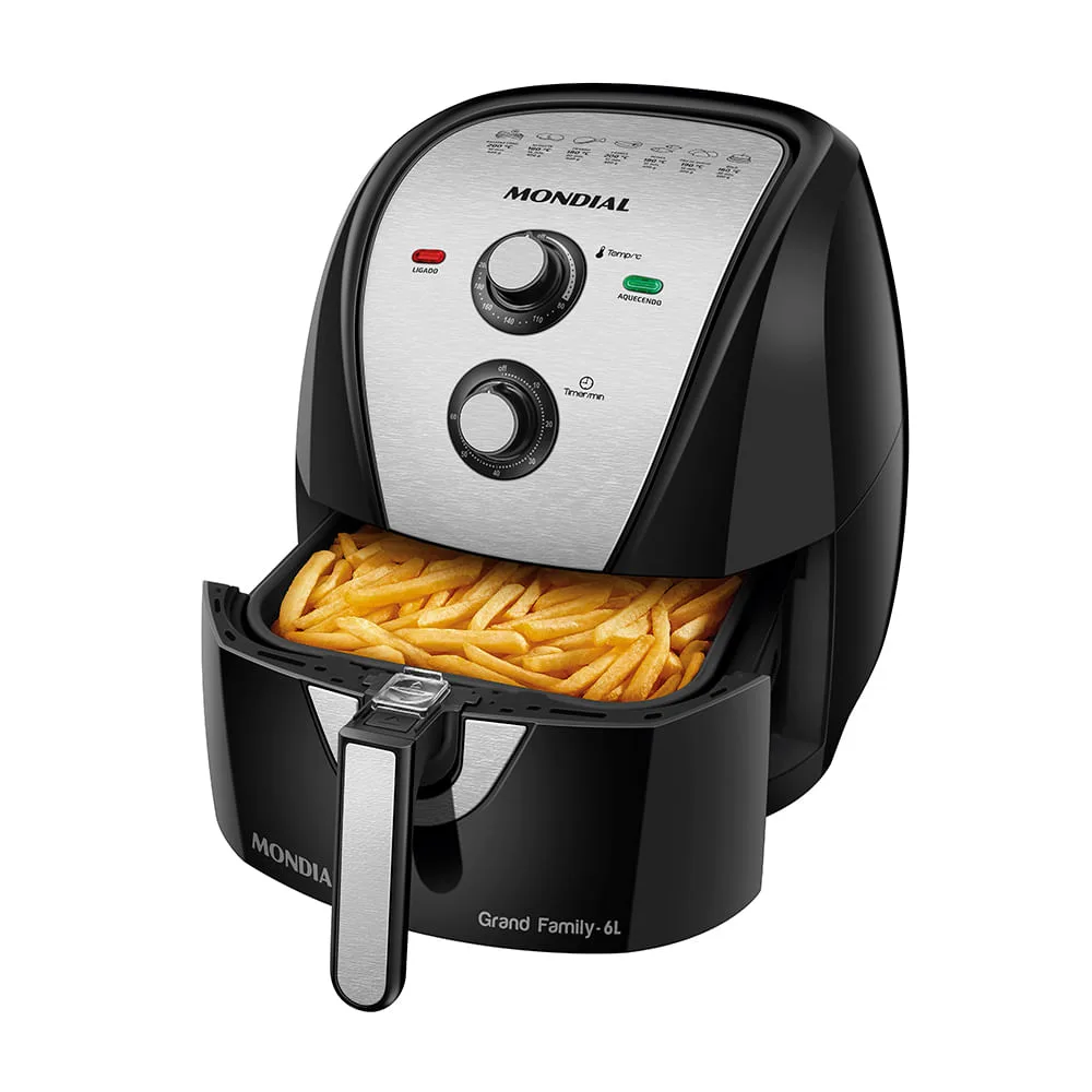 Fritadeira Elétrica (Air Fryer) Mondial AFN60BI