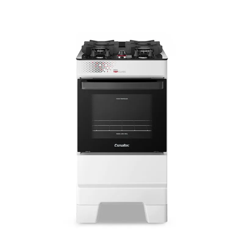 Fogão 4 Bocas Esmaltec TOPGLASS4QT4VAB
